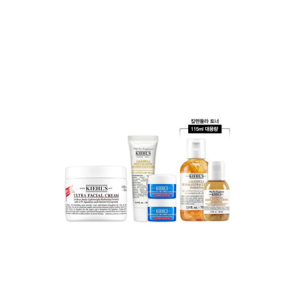 (신세계강남점)5B NEW 울트라 훼이셜 크림 4.0세대 125ml 세트 (+115ml 토너 대용량 증정) 